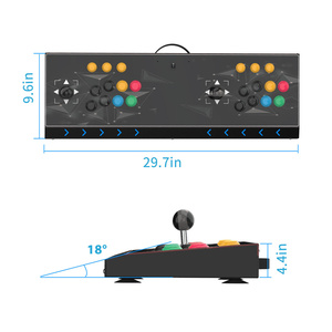 Arcade Fighting Joystick Two Players <strong>Controller</strong> Compatible with Switch NEOGEO Mini PC PS Classic <strong>PS3</strong> Android <strong>Raspberry</strong> <strong>Pi</strong> - Product Image 3