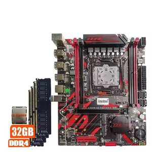 X99 Motherboard Kit Set <strong>Support</strong> Xeon CPU LGA 2011-3 <strong>Processor</strong> <strong>DDR4</strong> 32GB 4 X 8GB 2133MHz PC Memory REG ECC RAM - Product Image 1