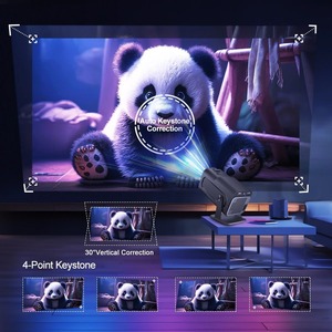 Magmag4 K Android 11 yerli 1080P 390ANSI Hy320 mini çift WiFi6 1920*1080P sinema taşınabilir projektör