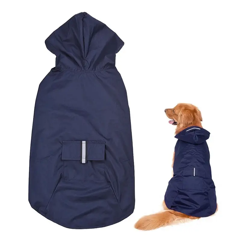 Low price Pet Rain coat Transparent Hooded Jumpsuit Dogs Waterproof Coat Water Resistant Clothes Raincoat