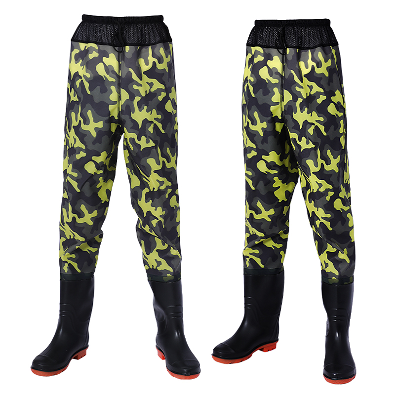 Yellow camouflage clothing