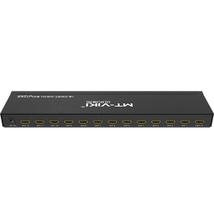 4K 30Hz <strong>HDMI</strong> <strong>Splitter</strong> <strong>1</strong> in <strong>12</strong> Out, MT-VIKI 1x12 <strong>1</strong> Computer <strong>12</strong> Monitor + Power Adapter <strong>HDMI</strong> <strong>Splitter</strong> - Product Image 3