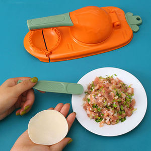 厂家批发烘焙糕点工具二合一饺子机DIY手工塑料压面机饺子模具 - Product Image 6
