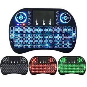 2024 Listo para enviar 2,4 GHz Inglés Ruso 7 Color Air Wireless i8 Pro Mouse con Touchpad Control remoto Android TV Box - Product Image 2