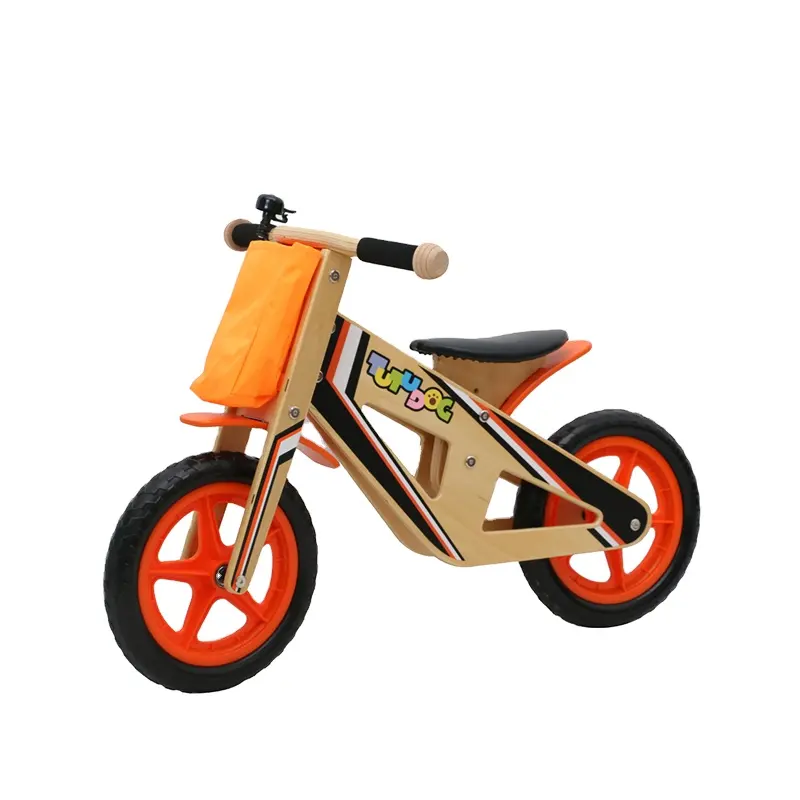 جديد هدية الكريسماس ل 4 سنة الأطفال خشبية صديقة للبيئة الطلاء موازنة الدراجة