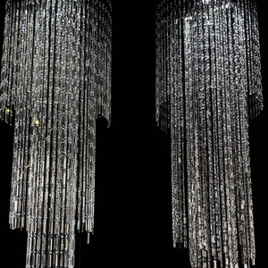 Wedding Bead Chain Decorative Curtain Wedding Ceiling Bead Curtain <strong>String</strong> Crystal Long Triangle Crystal Octagonal Bead <strong>String</strong> - Product Image 5