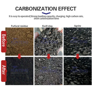 Horizontal Peanut <strong>Shell</strong> Bamboo <strong>Palm</strong> <strong>Kernel</strong> <strong>Shell</strong> Charcoal Making Machine <strong>Carbonization</strong> Furnace <strong>Kiln</strong> <strong>for</strong> SALE