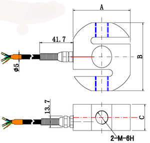 LFS-07 S-Type Force <strong>Sensor</strong> and <strong>Load</strong> Cells with 0~10t Capacity High Performance for Force Sensing and <strong>Load</strong> Measurement - Product Image 4