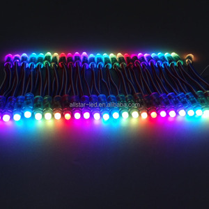 โมดูลไฟ LED พิกเซล12มม. WS2811,ไฟคริสต์มาส LED ดิจิตอล IP68สี RGB กันน้ำ50ชิ้น DC 5V อินพุต1903IC สีเต็มรูปแบบ - Product Image 5