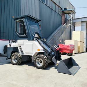 Cargadores Ingeniería de construcción Cargadora de ruedas Multifunción frontal 2025 Nueva cargadora de ruedas de descarga con cubo