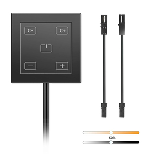 Interruptor de atenuación con sensor táctil para luces LED y de gabinete: PIR sensor de movimiento, control de espejo, detección humana, encendido/apagado automático - Product Image 1