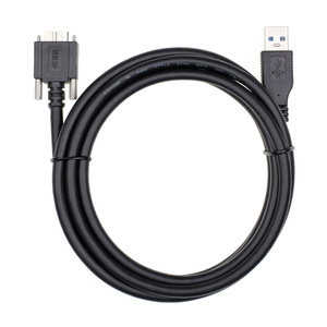 带锁定螺钉3M 5M的USB 3.0 a型公到微型B公扩展摄像机电缆 - Product Image 1