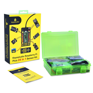 Keyestudio Kit de Aprendizaje de Sensor Raspberry Pi Pico 24 en 1 para Tableros Educativos y Creadores