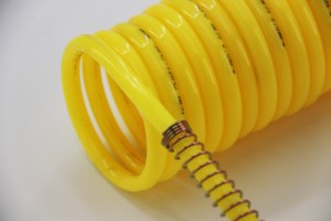 घुंघराले सर्पिल लचीला नायलॉन कुंडल अप ट्रेलर हटना एयर लाइन ट्रक एयर ब्रेक ट्रकों के लिए कुंडलित हवा लाइन नली - Product Image 4