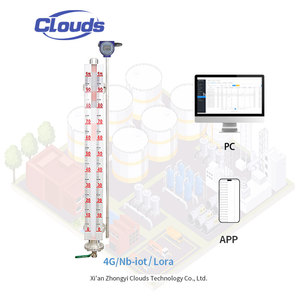 Đám Mây Ip65 Không Dây 4G Nb-IOT Lora Transmitter Lật Từ Chỉ Số Mức Độ Cho Nhiên Liệu Dầu Nước Giám Sát Từ Tính Lật - Product Image 1