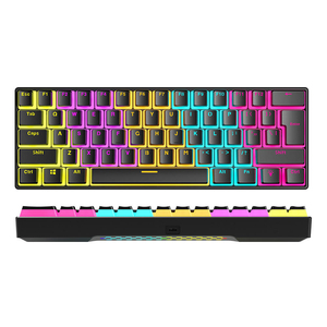 SAMA Customized 61 <strong>Keys</strong> Portable Gaming Mechanical <strong>Keyboards</strong> All <strong>Keys</strong> Anti-Ghosting Sunken ISO <strong>Computer</strong> Wired <strong>Keyboard</strong> - Product Image 1