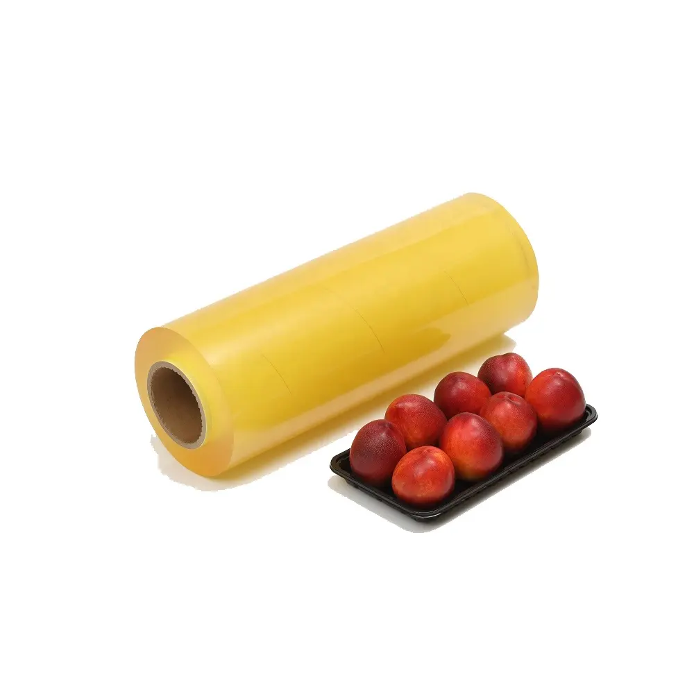 PVC film Alimentaire de qualité wrap cling film plastique pour film d'emballage alimentaire