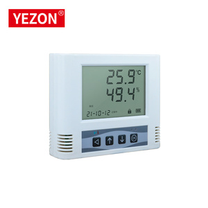 YZ2211 Pantalla LCD RS485 Sensor de temperatura y humedad Transmisor de tubería de aire Controlador de alarma Laboratorio personalizable OEM