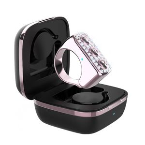 Tốt Nhất Người Bán Tùy Chỉnh Màu Hồng Kim Cương Nhẫn Tik Điều Khiển Từ Xa Scroll IOS Hoạt Động Thông Minh Không Dây Trang Turner Nhựa Thép Trường Hợp - Product Image 3