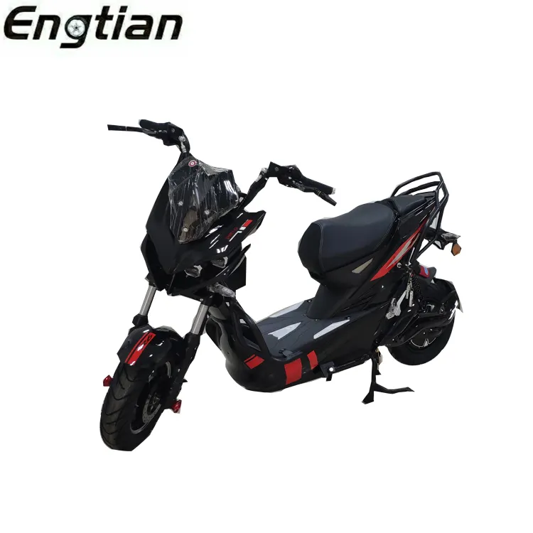 China Factory Cheap Price Electric Motorcycle with Pedals Electric Scooter 1000W/1500W/2000W 48V20AH lead acid for adult