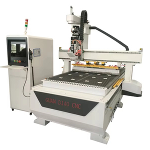 Автоматический линейный сменщик инструментов ATC CNC Router 3 оси резьба по дереву режущий станок CNC 2030 ATC для производства дверей шкафа - Product Image 1