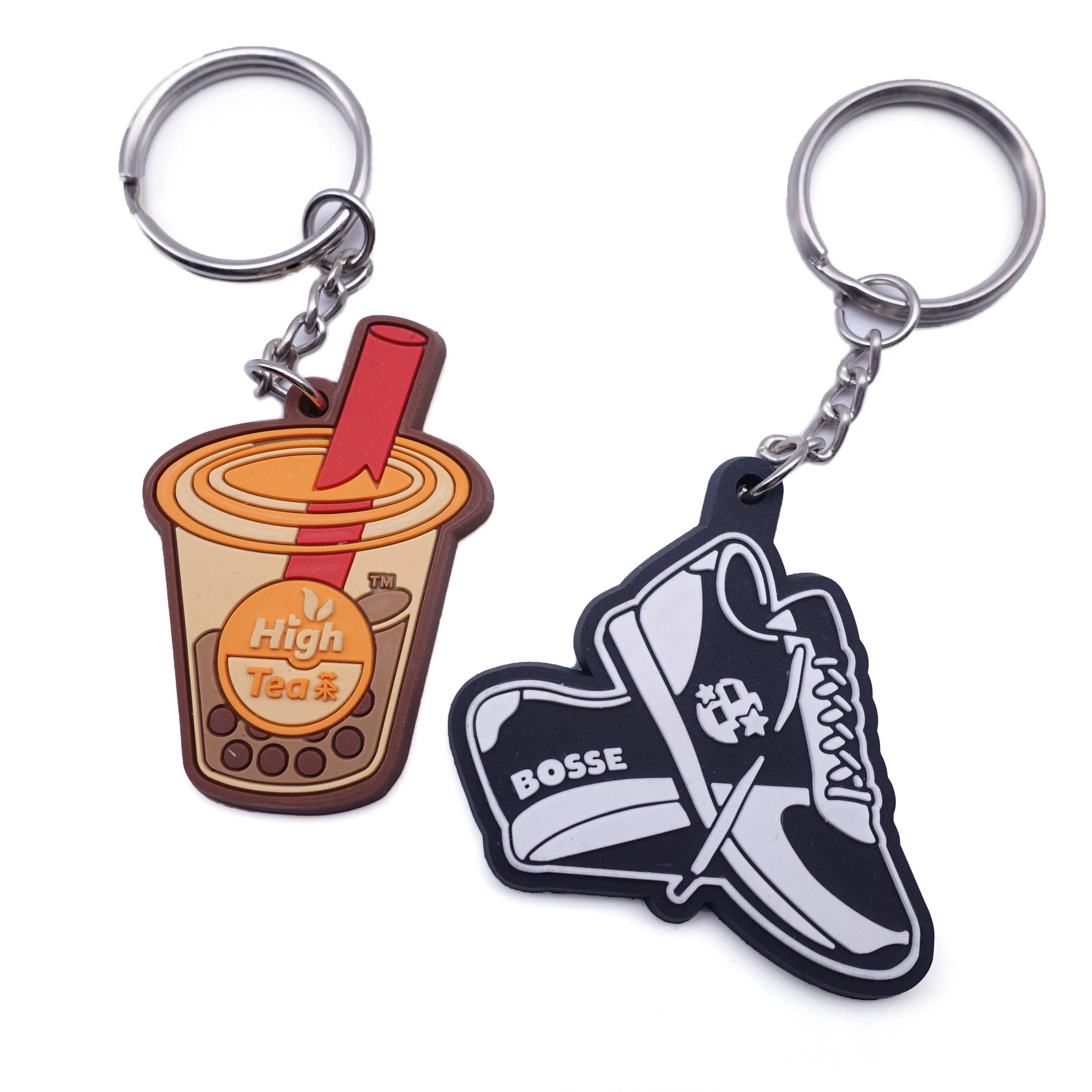 keyring 3d pvc keychain custom 2d soft pvc keychain key chain
