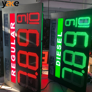Remote control 7 segment 4 digit led numerische anzeige preis display für tankstelle - Product Image 2