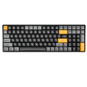 Teclado darkFlash GD100 Mecânico com fio de 2.4Ghz e eixo Ciano e Amarelo