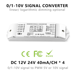Новый преобразователь сигнала затемнения 0/1-10 В (BC-334-PWM) DC 12 В 24 В 40 мА * 4 канала 0-10 В или 1-10 В аналоговый сигнал 5 В PWM или 10 В PWM - Product Image 3