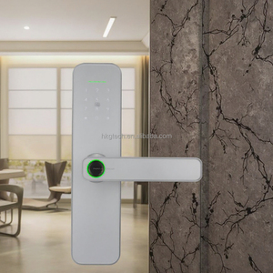 F005 Smart Door Lock <strong>With</strong> Visible Screen Tuya Wi-Fi Video <strong>Intercom</strong> Card <strong>Code</strong> Fingerprint Recognition in Multiple Languages - Product Image 3
