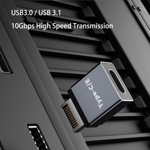 デスクトップコンピューターマザーボードケーブルアダプターコネクターUSB3.1フロントパネルヘッダータイプCからタイプE拡張プラグコンバーター