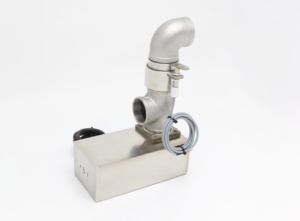 Boquilla unidimensional que cambia de Color de estilo lujoso DN50 Fuente de cascada controlada por computadora Producto de jardín de piedra de chorro de un eje - Product Image 3