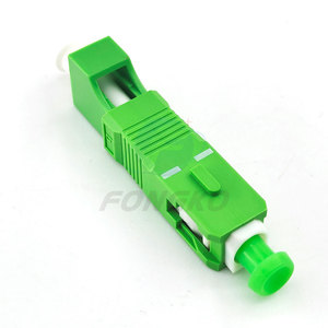 FONGKO LC/<strong>APC</strong> Female to SC/<strong>APC</strong> Male Single mode Simplex Fiber Optic Converter Hybrid Adapter - Product Image 1