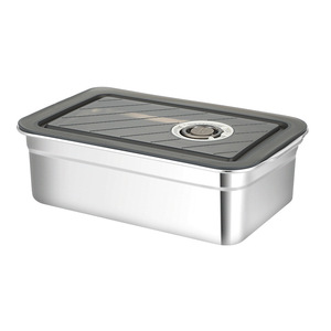 6000ml Square Stainless Steel Seal Crisper Box Kitchen <strong>Non</strong>-<strong>stick</strong> Bottom Thermal Food Storage <strong>Containers</strong> with Lid - Product Image 6