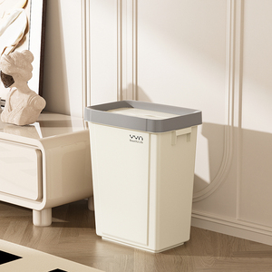 Cubo de basura de plástico para uso doméstico de 40L, cubo de basura de reciclaje para almacenamiento en el hogar, cubo de basura - Product Image 4