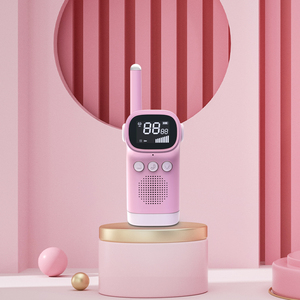 Walkie Talkies for Kids Rechargeable Handheld <strong>Wireless</strong> <strong>Intercom</strong> 3km Long Range Two-<strong>way</strong> Radio Cartoon Style <strong>2</strong> Pack Great Gift - Product Image 4