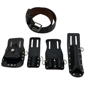 4mm yüksek kaliteli saf dana iskele aracı kemer ve saf inek derisi 5-piece iskele alet çantaları - Product Image 4