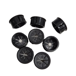 Grommet 1/2 ב. כל-Fit מתכוונן תותבים שחור כבל צינור הצמד תותב Grommet PVC פלסטיק תותב XT תותב 1/2 - Product Image 1
