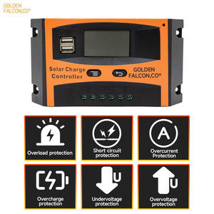 USB-Ladegerät LCD-Display 12V/24V 30A PWM Solar laderegler Off Grid Solar Battery Charge Controller - Product Image 3