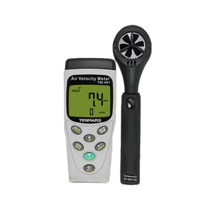 Tenmars TM-402/TM-403/TM-404 Vận tốc không khí Meter gió <span class=keywords><strong>Speed</strong></span> Meter Lưu lượng không khí Meter Máy đo gió với 30 mét 6 nhựa VANE - Product Image 1