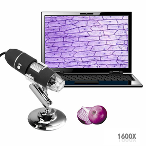 1000X Microscopio digital Cámara 8LED Lupa Microscopio compatible con PC y teléfono Android Microscopio USB Mini Cam - Product Image 4