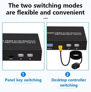SY 8K 2Port HDMI <strong>2</strong> Port <strong>KVM</strong> <strong>Switch</strong> 2x1 HDMI <strong>2</strong>.<strong>1</strong> Switcher <strong>2</strong> <strong>Input</strong> <strong>1</strong> <strong>Output</strong> <strong>2</strong> in <strong>1</strong> Out USB 3.0 <strong>KVM</strong> <strong>Switch</strong> 8K60Mhz