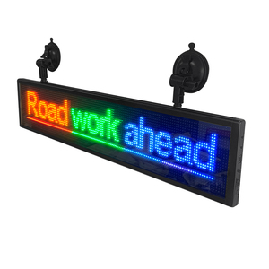 WIFI Mobile Phone Smart Control Car LED Display Taxi LED Screen Message Board e pubblicità Scrolling Running LED Car Display - Product Image 3