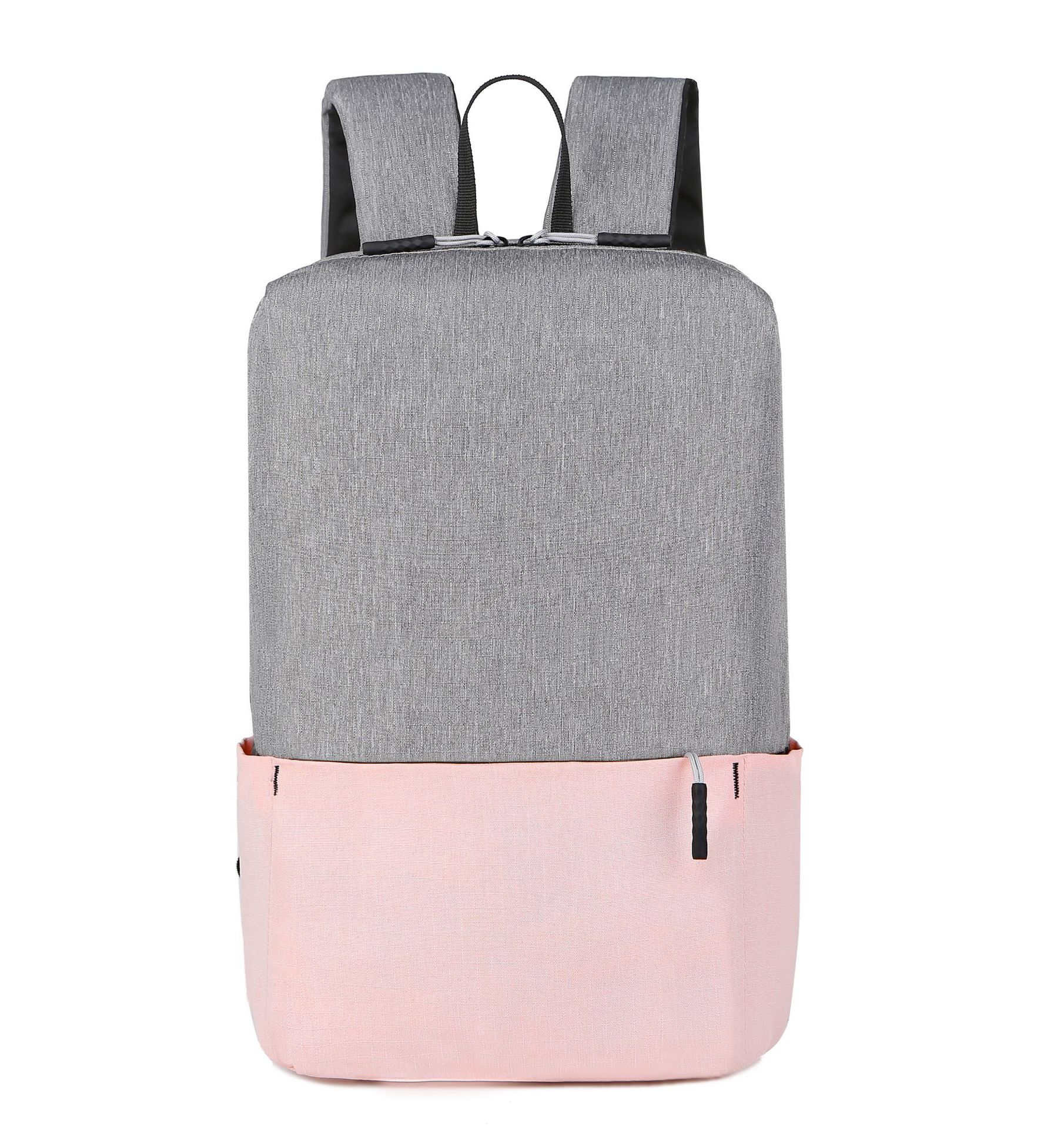 Light gray with pink