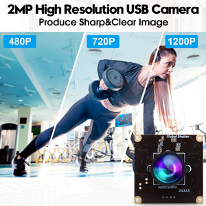ELP Global Shutter USB <strong>Camera</strong> <strong>Module</strong> 1080P Wide Angle No Distortion Lens 90fps Web PC <strong>Camera</strong> Board for Laptop <strong>Raspberry</strong> <strong>Pi</strong> - Product Image 5