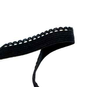 Nhà Máy Bán buôn đầy màu sắc răng edge12mm Nylon Picot đàn hồi ren <span class=keywords><strong>TRIM</strong></span> dệt kim ren ban nhạc đàn hồi - Product Image 6