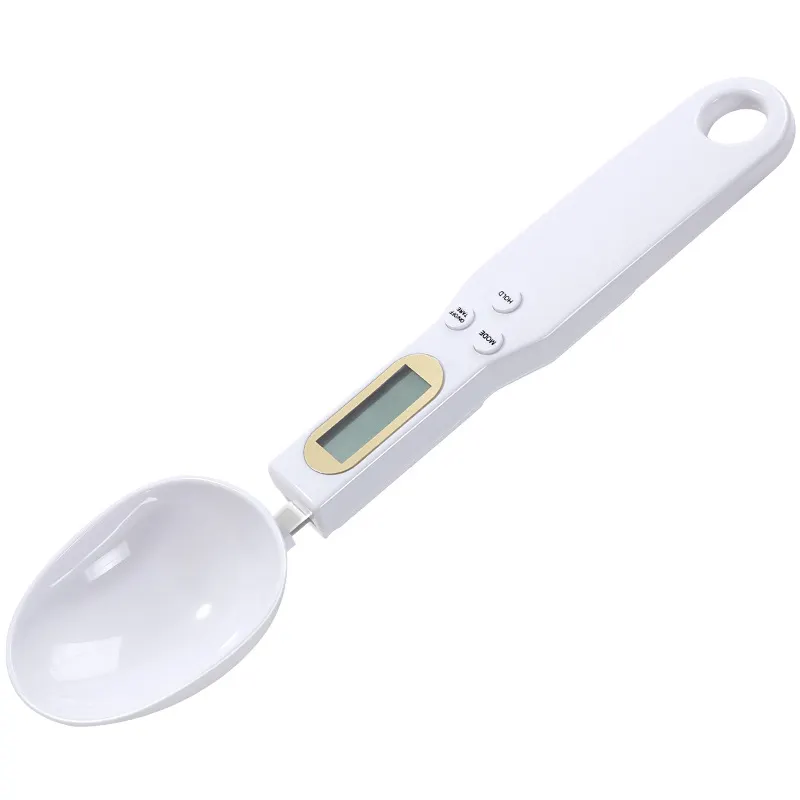 Báscula de cuchara digital para cocina, cuchara medidora de cocina, báscula digital para alimentos con pantalla LCD precisa para dispensar granos de café