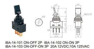 Hot bán tự động chuyển đổi 12VDC 20A ON-OFF 3pin, xe chất lượng cao ổn định chuyển đổi chuyển đổi - Product Image 6