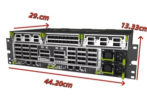 ACX7332-BASE PoE Networt Stapelbarer Ethernet Smart QoS Router mit SNMP Network Devices Management auf Lager Wacholder Router
