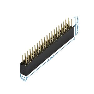 2*20 three-layer heightened-pitch 2.54mm <strong>GPIO</strong> heightened-row female seat Suitable for <strong>Raspberry</strong> <strong>PI</strong> 3B 3B+ 4B - Product Image 3